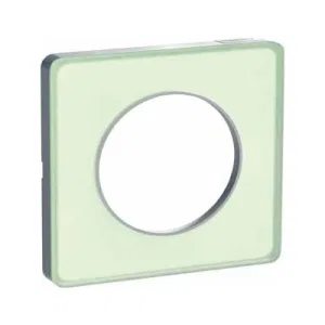 Рамка 1 пост Schneider Electric ODACE, зеленый лед/алюминий (ШНАЙДЕР) Рамка 1 пост Schneider Electric ODACE, зеленый лед/алюминий (ШНАЙДЕР)
