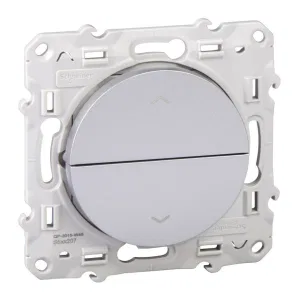 Schneider Electric ODACE S53R207 выключатель для жалюзи, алюминий (ШНАЙДЕР) Schneider Electric ODACE S53R207 выключатель для жалюзи, алюминий (ШНАЙДЕР)