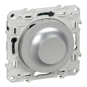 Schneider Electric S53R511 — светорегулятор ODACE, 40–600 Вт, алюминий (ШНАЙДЕР) Schneider Electric S53R511 — светорегулятор ODACE, 40–600 Вт, алюминий (ШНАЙДЕР)