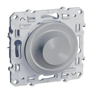 Schneider Electric S53R515 ODACE светорегулятор поворотно-нажимной, алюминий (ШНАЙДЕР) Schneider Electric S53R515 ODACE светорегулятор поворотно-нажимной, алюминий (ШНАЙДЕР)