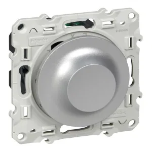 Schneider Electric S53R518 - светорегулятор Odace 9 - 100 ВА, алюминий (ШНАЙДЕР) Schneider Electric S53R518 - светорегулятор Odace 9 - 100 ВА, алюминий (ШНАЙДЕР)