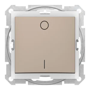 Выключатель 1-клавишный Schneider Electric SEDNA, скрытый монтаж, титан (ШНАЙДЕР) Выключатель 1-клавишный Schneider Electric SEDNA, скрытый монтаж, титан (ШНАЙДЕР)