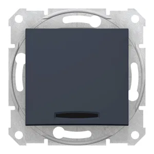 Выключатель 1-клавишный Schneider Electric SEDNA, с подсветкой, скрытый монтаж, графит (ШНАЙДЕР) Выключатель 1-клавишный Schneider Electric SEDNA, с подсветкой, скрытый монтаж, графит (ШНАЙДЕР)
