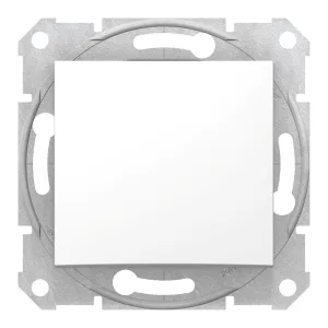 Schneider Electric Sedna SDN0700121 - кнопочный выключатель, 1 клавиша, белый (ШНАЙДЕР) Schneider Electric Sedna SDN0700121 - кнопочный выключатель, 1 клавиша, белый (ШНАЙДЕР)