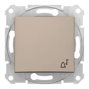 Schneider Electric SDN0800168 — кнопочный выключатель 1-клавишный, титан (ШНАЙДЕР) Schneider Electric SDN0800168 — кнопочный выключатель 1-клавишный, титан (ШНАЙДЕР)
