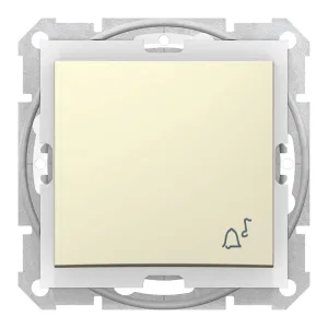 Выключатель 1-клавишный кнопочный Schneider Electric SEDNA, скрытый монтаж, бежевый (ШНАЙДЕР) Выключатель 1-клавишный кнопочный Schneider Electric SEDNA, скрытый монтаж, бежевый (ШНАЙДЕР)