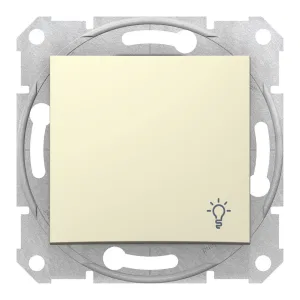 Schneider Electric SDN0900147 выключатель 1-клавишный кнопочный, Sedna, бежевый (ШНАЙДЕР) Schneider Electric SDN0900147 выключатель 1-клавишный кнопочный, Sedna, бежевый (ШНАЙДЕР)