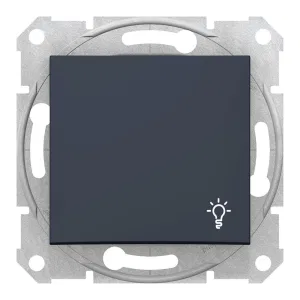 Schneider Electric SDN0900170 кнопочный выключатель 1-клавишный, графит (ШНАЙДЕР) Schneider Electric SDN0900170 кнопочный выключатель 1-клавишный, графит (ШНАЙДЕР)