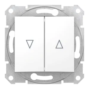 Schneider Electric Sedna SDN1300121 выключатель для жалюзи, 2 клавиши, белый (ШНАЙДЕР) Schneider Electric Sedna SDN1300121 выключатель для жалюзи, 2 клавиши, белый (ШНАЙДЕР)