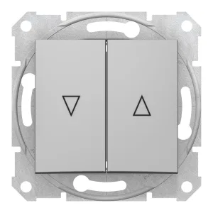 Schneider Electric Sedna SDN1300360 выключатель для жалюзи, 2 клавиши, алюминий (ШНАЙДЕР) Schneider Electric Sedna SDN1300360 выключатель для жалюзи, 2 клавиши, алюминий (ШНАЙДЕР)
