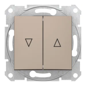 Schneider Electric SDN1300368 — выключатель для жалюзи, 2 клавиши, титан (ШНАЙДЕР) Schneider Electric SDN1300368 — выключатель для жалюзи, 2 клавиши, титан (ШНАЙДЕР)