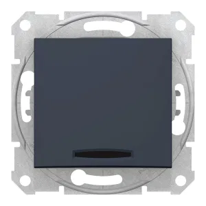 Schneider Electric SDN1600170 — кнопочный выключатель Sedna, 1 клавиша, 10 А, графит (ШНАЙДЕР) Schneider Electric SDN1600170 — кнопочный выключатель Sedna, 1 клавиша, 10 А, графит (ШНАЙДЕР)