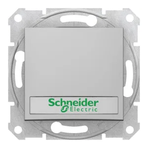 Schneider Electric SDN1600360, кнопочный выключатель с подсветкой, алюминий (ШНАЙДЕР) Schneider Electric SDN1600360, кнопочный выключатель с подсветкой, алюминий (ШНАЙДЕР)