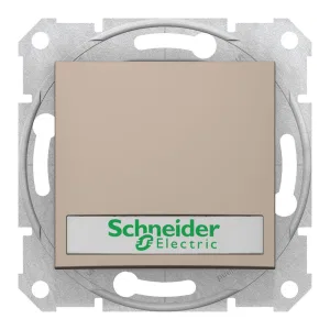 Schneider Electric SDN1600368 — кнопочный одноклавишный выключатель с подсветкой, титан (ШНАЙДЕР) Schneider Electric SDN1600368 — кнопочный одноклавишный выключатель с подсветкой, титан (ШНАЙДЕР)