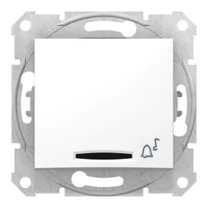 Schneider Electric SDN1700121 — кнопочный выключатель 1-клавишный, белый (ШНАЙДЕР) Schneider Electric SDN1700121 — кнопочный выключатель 1-клавишный, белый (ШНАЙДЕР)