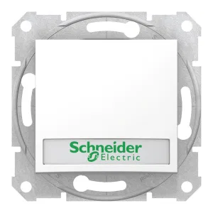 Schneider Electric SDN1700421, кнопочный выключатель с подсветкой, белый (ШНАЙДЕР) Schneider Electric SDN1700421, кнопочный выключатель с подсветкой, белый (ШНАЙДЕР)
