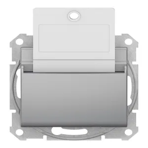 Schneider Electric Sedna SDN1900160 карточный выключатель, алюминий (ШНАЙДЕР) Schneider Electric Sedna SDN1900160 карточный выключатель, алюминий (ШНАЙДЕР)