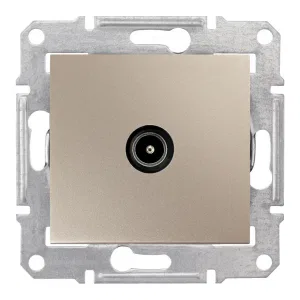 Розетка TV Schneider Electric SEDNA, проходная, титан (ШНАЙДЕР) Розетка TV Schneider Electric SEDNA, проходная, титан (ШНАЙДЕР)