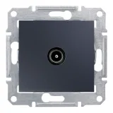 Schneider Electric SDN3201270 TV розетка проходная, графит, Sedna