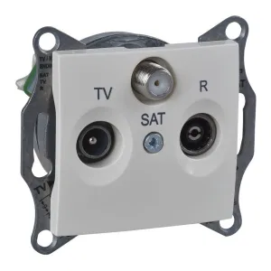 Розетка TV-FM-SAT Schneider Electric SEDNA, проходная, бежевый (ШНАЙДЕР) Розетка TV-FM-SAT Schneider Electric SEDNA, проходная, бежевый (ШНАЙДЕР)