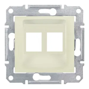 Schneider Electric Sedna SDN4400647 адаптер для коннекторов AMP двойной, бежевый (ШНАЙДЕР) Schneider Electric Sedna SDN4400647 адаптер для коннекторов AMP двойной, бежевый (ШНАЙДЕР)