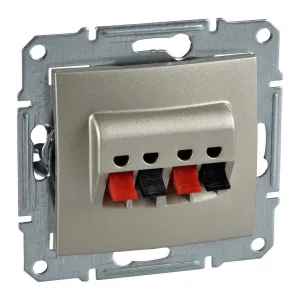 Schneider Electric SDN5400168, аудио-розетка, титан (ШНАЙДЕР) Schneider Electric SDN5400168, аудио-розетка, титан (ШНАЙДЕР)