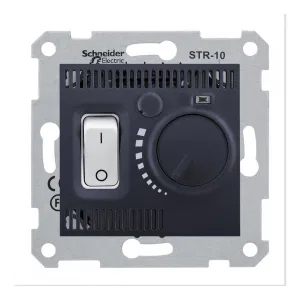 Schneider Electric SDN6000170 термостат комнатный, графит (ШНАЙДЕР) Schneider Electric SDN6000170 термостат комнатный, графит (ШНАЙДЕР)