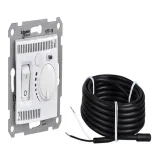 Schneider Electric SDN6000321 Термостат для теплого пола, с датчиком, белый