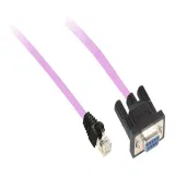 CANOPEN CABLE, 0,5M, SUB-D 9 FEMALE/RJ45