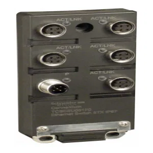 Schneider Electric TCSESU051F0, коммутатор Ethernet IP67, 5 портов 10/100 (ШНАЙДЕР) Schneider Electric TCSESU051F0, коммутатор Ethernet IP67, 5 портов 10/100 (ШНАЙДЕР)