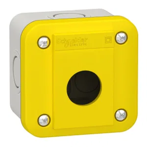 КНОП. ПОСТ ПУСТОЙ, 1 ОТВ., ЖЕЛТАЯ КРЫШКА (ШНАЙДЕР) КНОП. ПОСТ ПУСТОЙ, 1 ОТВ., ЖЕЛТАЯ КРЫШКА (ШНАЙДЕР)