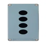 Корпус кнопочного поста Schneider Electric Harmony XAP, 4 отверстия