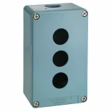 XAPM2503 КНОПОЧНЫЙ ПОСТ МЕТАЛ. 3 ОТВ. 80Х130 XAPM2503
