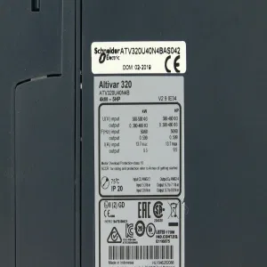 ATV320U40N4B ПРЕОБР ЧАСТОТЫ ATV320 КНИЖНОЕ ИСПОЛНЕНИЕ 4 КВТ 500В 3Ф (ШНАЙДЕР) ATV320U40N4B ПРЕОБР ЧАСТОТЫ ATV320 КНИЖНОЕ ИСПОЛНЕНИЕ 4 КВТ 500В 3Ф (ШНАЙДЕР)