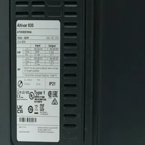 ATV930D15N4 Преобразователь частоты ATV930 15/11кВт 380В 3ф (ШНАЙДЕР) ATV930D15N4 Преобразователь частоты ATV930 15/11кВт 380В 3ф (ШНАЙДЕР)