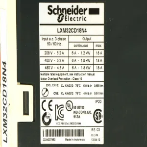 Schneider Electric LXM32CD18N4 сервопривод управления перемещением (ШНАЙДЕР) Schneider Electric LXM32CD18N4 сервопривод управления перемещением (ШНАЙДЕР)