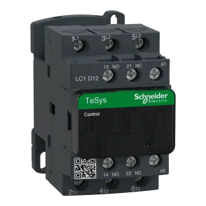 Контактор Schneider Electric TeSys LC1D 3P 12А 440/24В AC 5.5кВт (ШНАЙДЕР) Контактор Schneider Electric TeSys LC1D 3P 12А 440/24В AC 5.5кВт (ШНАЙДЕР)