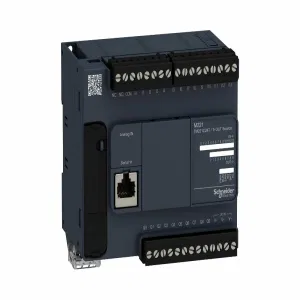 Schneider Electric TM221C24T — компактный базовый блок Modicon M221, транзисторный, 24 IO (ШНАЙДЕР) Schneider Electric TM221C24T — компактный базовый блок Modicon M221, транзисторный, 24 IO (ШНАЙДЕР)