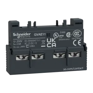 Schneider Electric GVAE11 TeSys - дополнительный блок контактов 1 НО + 1 НЗ (ШНАЙДЕР) Schneider Electric GVAE11 TeSys - дополнительный блок контактов 1 НО + 1 НЗ (ШНАЙДЕР)