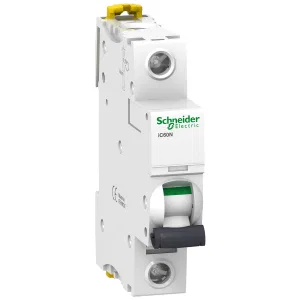 Schneider Electric A9F79106 Автоматический выключатель Acti9 iC60N, 1 полюс, 6 А, характеристика C, 6 кА (ШНАЙДЕР) Schneider Electric A9F79106 Автоматический выключатель Acti9 iC60N, 1 полюс, 6 А, характеристика C, 6 кА (ШНАЙДЕР)