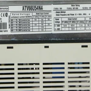 Schneider Electric ATV66U54N4 (ШНАЙДЕР) Schneider Electric ATV66U54N4 (ШНАЙДЕР)