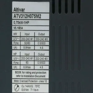 Schneider Electric ATV312H075M2 (ШНАЙДЕР) Schneider Electric ATV312H075M2 (ШНАЙДЕР)