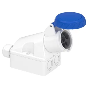 Schneider Electric PratiKa 83154 - настенная розетка 16 А, 2P+PEN, IP67 (ШНАЙДЕР) Schneider Electric PratiKa 83154 - настенная розетка 16 А, 2P+PEN, IP67 (ШНАЙДЕР)