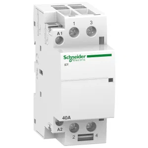 Schneider Electric A9C20842 Acti 9 модульный контактор iCT, 40 А, 2 НО, 220 В AC (ШНАЙДЕР) Schneider Electric A9C20842 Acti 9 модульный контактор iCT, 40 А, 2 НО, 220 В AC (ШНАЙДЕР)