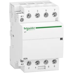 Schneider Electric A9C20844 — модульный контактор iCT 40 А, 4P, 220 В AC (ШНАЙДЕР) Schneider Electric A9C20844 — модульный контактор iCT 40 А, 4P, 220 В AC (ШНАЙДЕР)