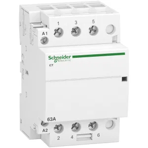Schneider Electric A9C20863 — модульный контактор iCT 63 А, 3P, 220 В AC (ШНАЙДЕР) Schneider Electric A9C20863 — модульный контактор iCT 63 А, 3P, 220 В AC (ШНАЙДЕР)