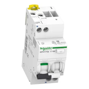 Schneider Electric A9D32616 Acti 9 iDPN N VIGI, дифференциальный автомат 16 A, C, 30 мА, 2 полюса, 6 кА (ШНАЙДЕР) Schneider Electric A9D32616 Acti 9 iDPN N VIGI, дифференциальный автомат 16 A, C, 30 мА, 2 полюса, 6 кА (ШНАЙДЕР)