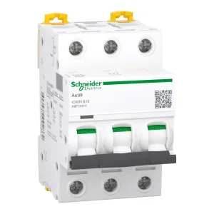 A9F78310 Автоматический выключатель Schneider Electric Acti9 iC60N, 3 полюса, 10A, тип B, 6kA (ШНАЙДЕР) A9F78310 Автоматический выключатель Schneider Electric Acti9 iC60N, 3 полюса, 10A, тип B, 6kA (ШНАЙДЕР)