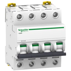 A9F79416 Автоматический выключатель Schneider Electric Acti9 iC60N, 4 полюса, 16A, тип C, 6kA (ШНАЙДЕР) A9F79416 Автоматический выключатель Schneider Electric Acti9 iC60N, 4 полюса, 16A, тип C, 6kA (ШНАЙДЕР)