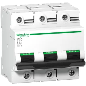 Schneider Electric A9N18367 автоматический выключатель Acti9 C120N, 3 полюса, 100 A, тип C, 10 kA (ШНАЙДЕР) Schneider Electric A9N18367 автоматический выключатель Acti9 C120N, 3 полюса, 100 A, тип C, 10 kA (ШНАЙДЕР)
